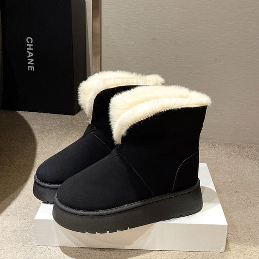 Bottes d'hiver pour femmes avec doublure en peluche - Nina