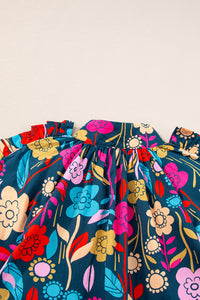 Lina - Mini robe à manches bouffantes et à volants