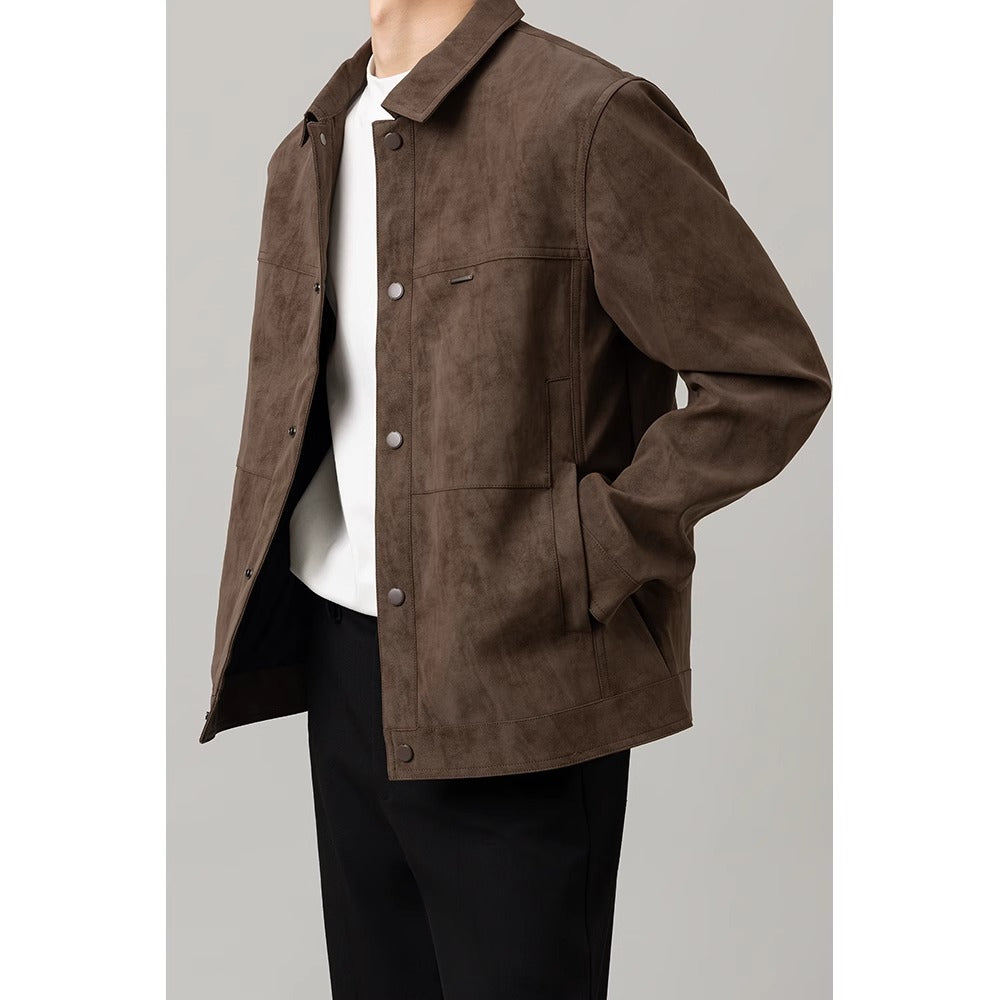 Herrenjacke in Wildlederoptik - Veyran