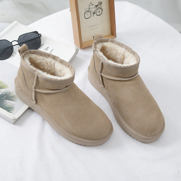Bottines d'hiver pour femmes en daim avec doublure intérieure - Sophia