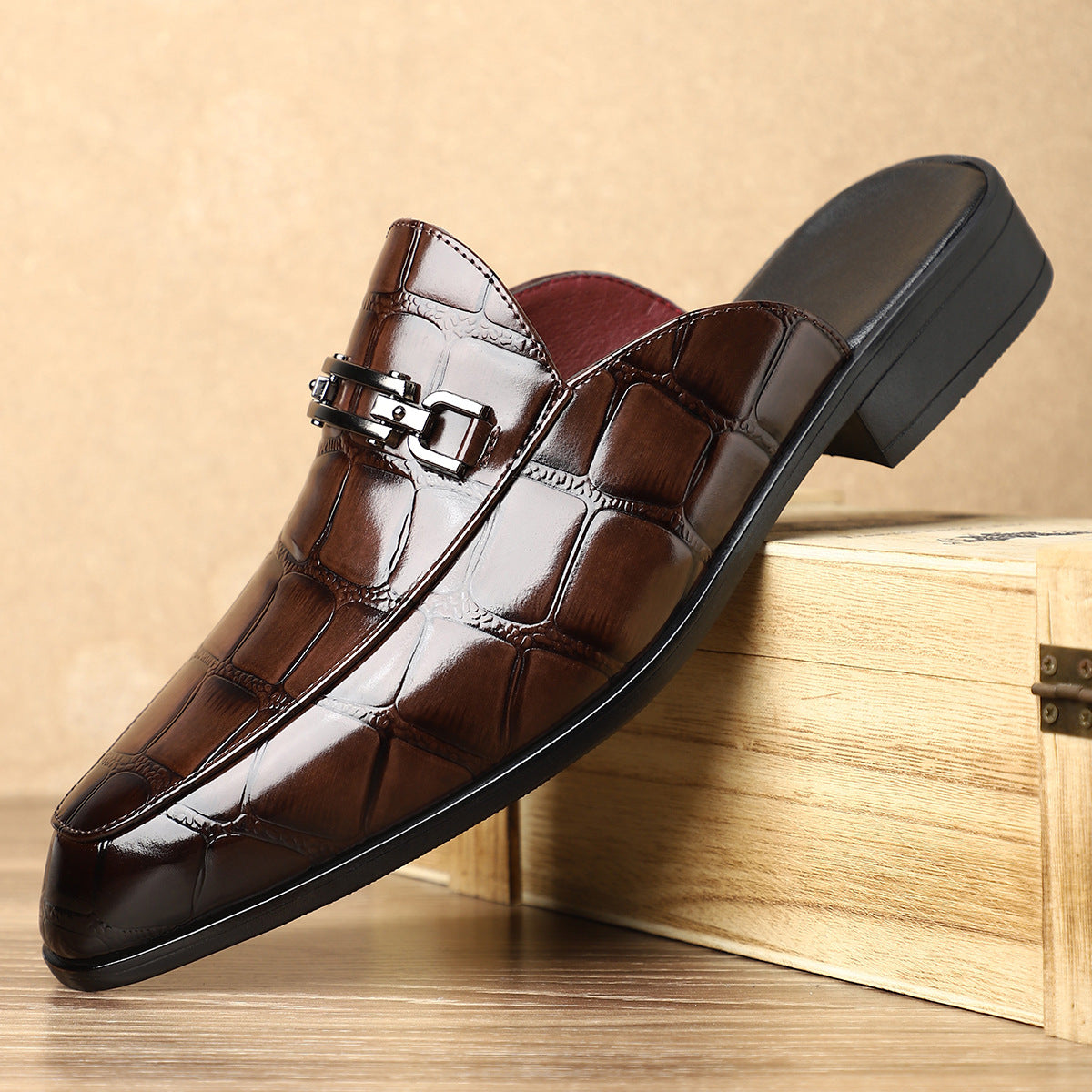 Lässige Herren-Slipper mit Absätzen - Rainer
