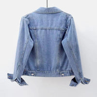 Kurze, taillierte Damen-Jeansjacke - Adelheid