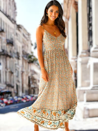 Nyra - Robe d'été bohème avec décolleté en V
