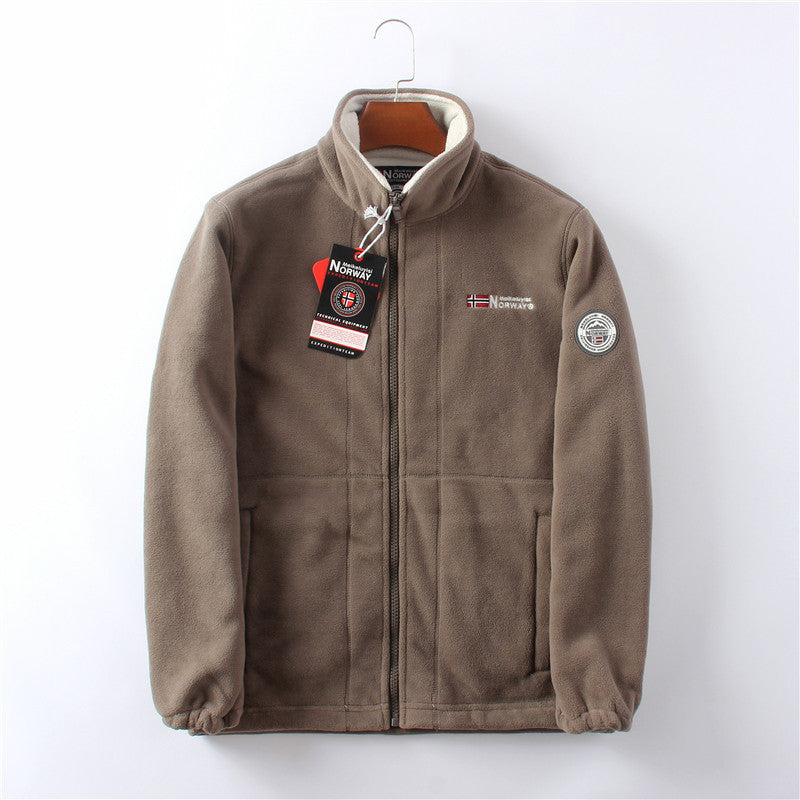 Warme Herrenjacke mit Fleece-Effekt - Eirik