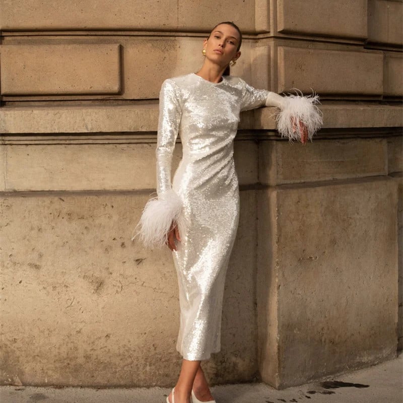 Elegantes Paillettenkleid für Frauen - Syreli