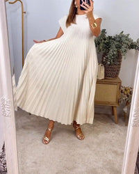 Rachel - Robe basique à manches courtes