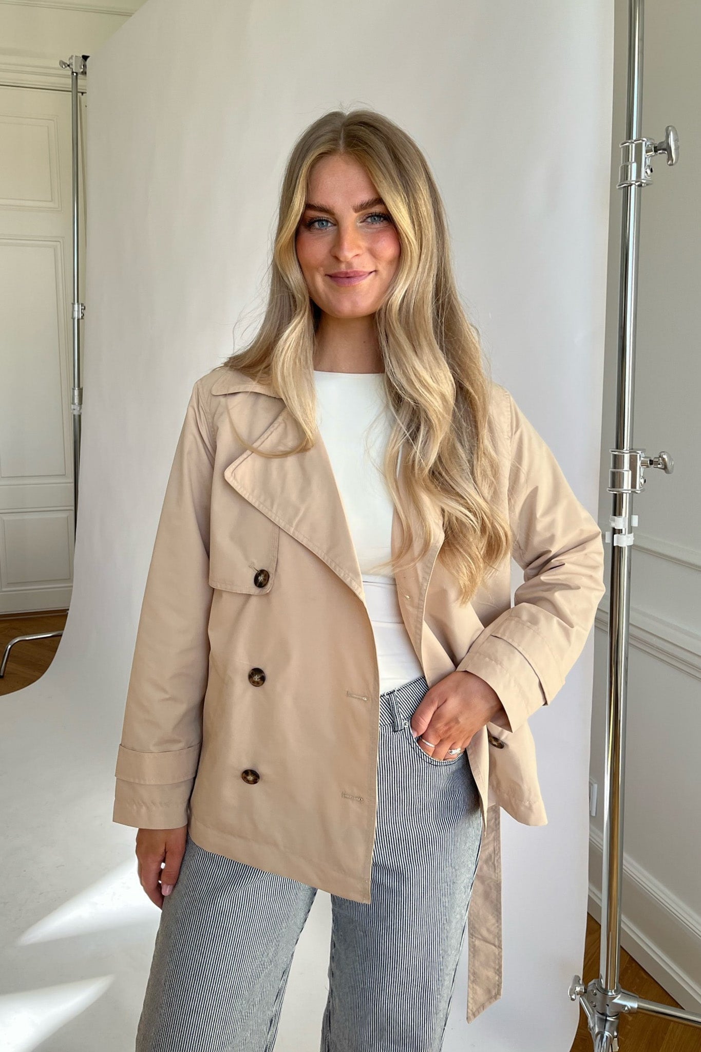 Rachel - Kurzer Trenchcoat