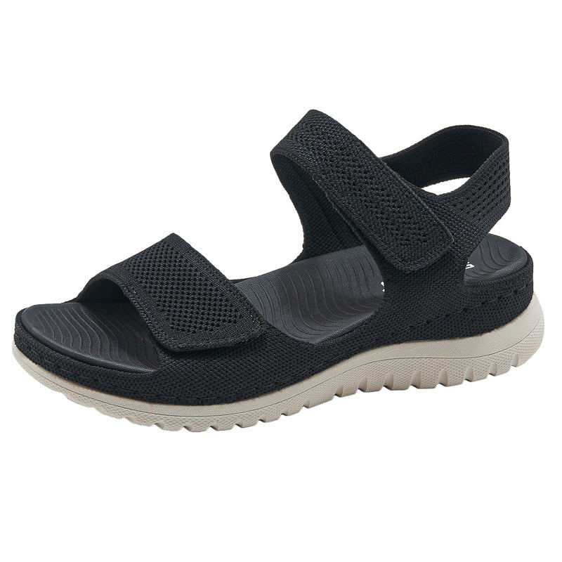Atmungsaktive orthopädische Damensandalen mit dämpfender Sohle - Luren