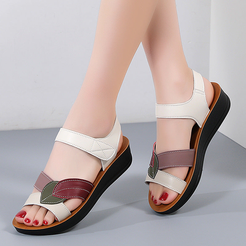 Damen-Sandalen mit dicken Sohlen zum Laufen - Nadine