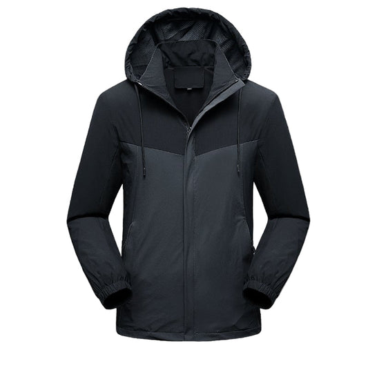 Veste de sport imperméable pour homme avec capuche réglable - Damian