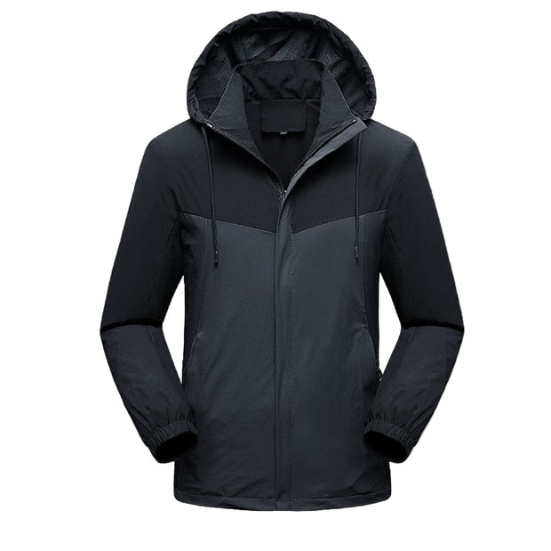 Veste de sport imperméable pour homme avec capuche réglable - Damian