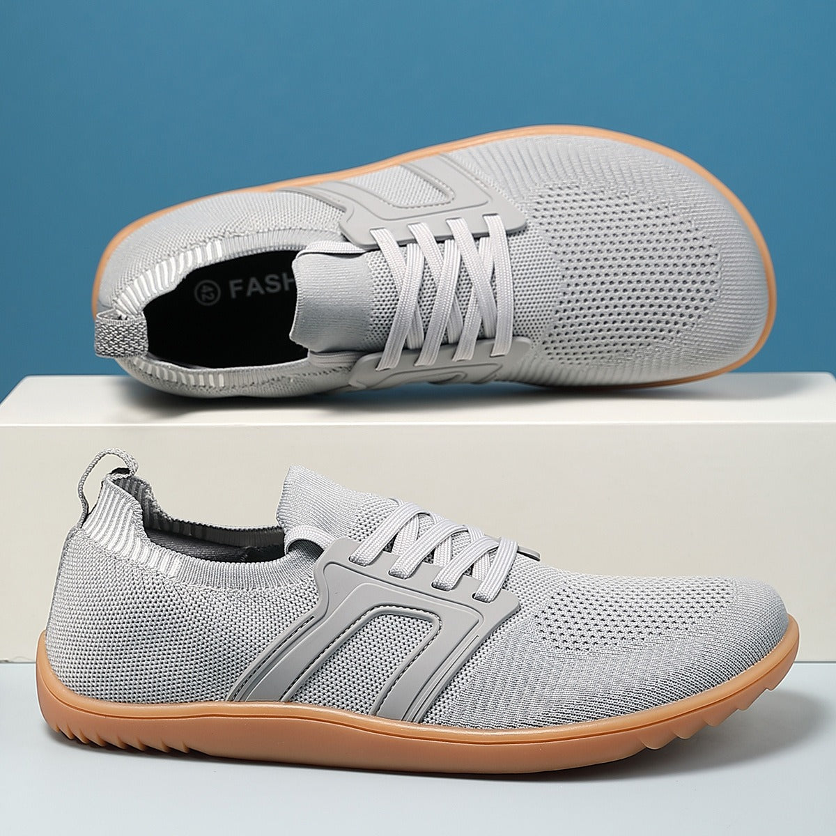 Atmungsaktive Unisex-Sneaker mit rutschfester Sohle in Pastellrosa - Elina