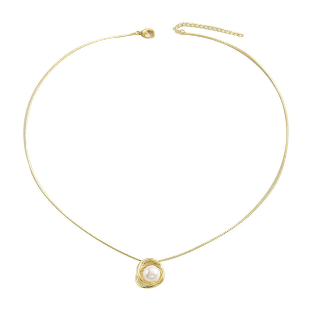 Collier pour femme avec pendentif en nacre