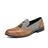 Mocassins homme cuir textile casual - Henrik