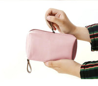 GraceGlam - Trousse de toilette à double fermeture éclair