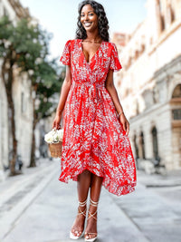 Kaly - Robe à imprimé floral bohème