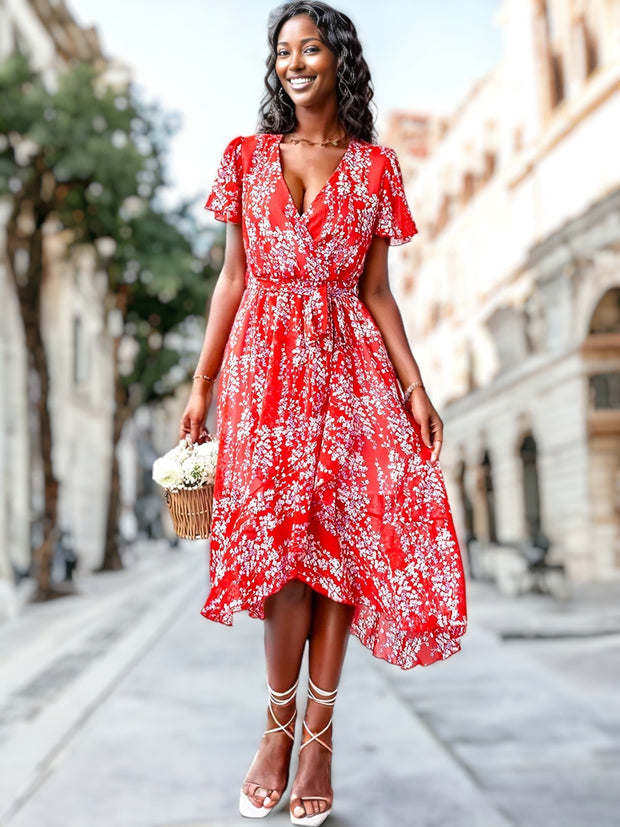 Kaly - Robe à imprimé floral bohème