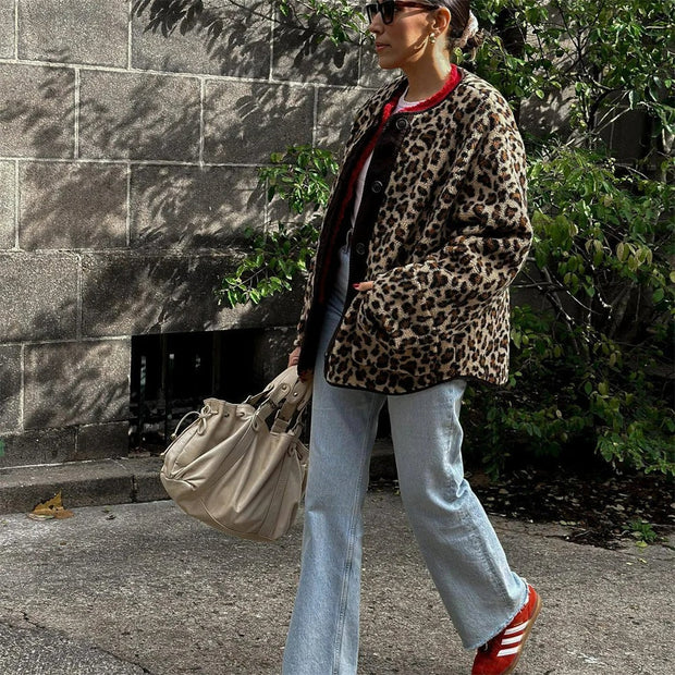 Sofia - Manteau Léopard Femme