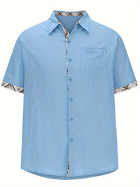 Michael - Chemise traditionnelle élégante avec impression graphique à carreaux