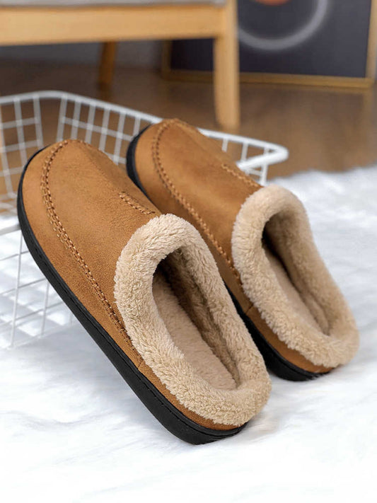 Chaussons pour hommes avec effet hivernal doux - Ervann