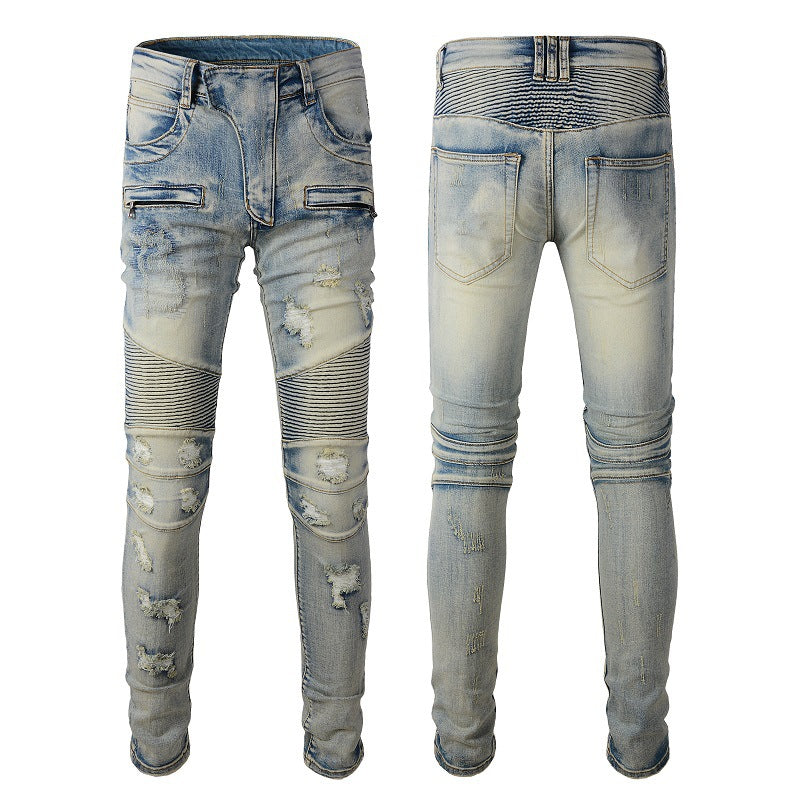 Skinny Biker-Jeans für Männer - Yrvar