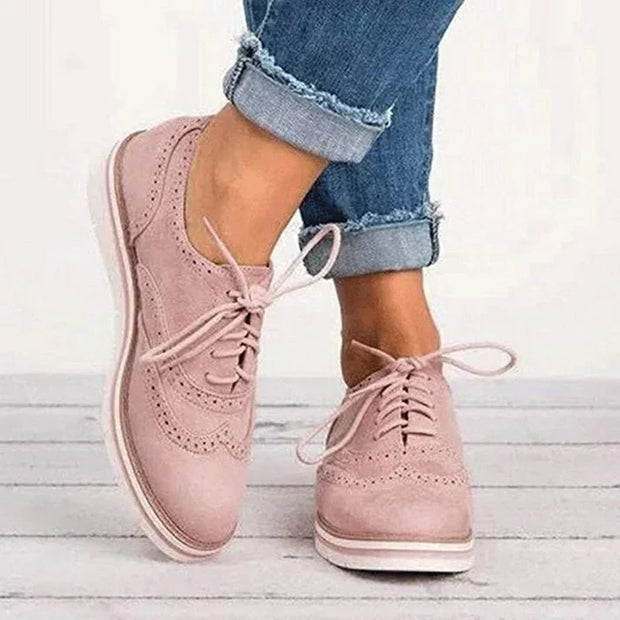Damen Schnürschuhe veganes Leder zeitlos elegant - Alisa