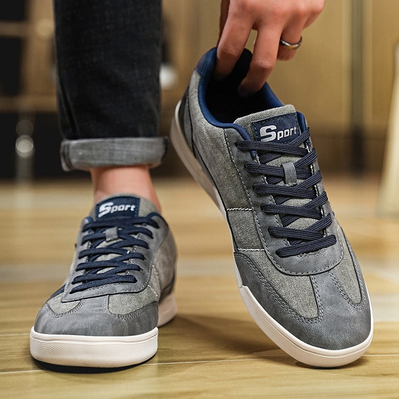 Sportliche Herren-Turnschuhe aus Textilmischung - Adriano