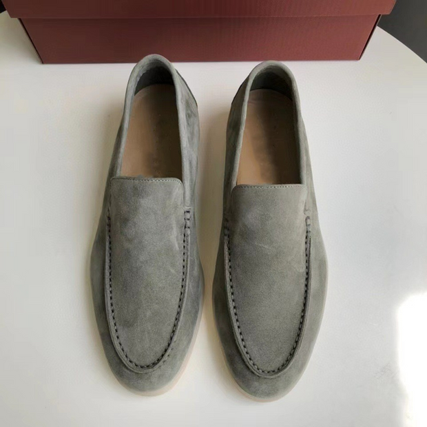 Bandit - Mocassins décontractés en daim pour hommes