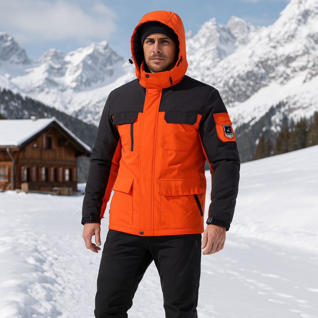 Wasser- und winddichte Skijacke für Herren - Frostmark