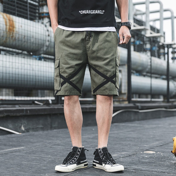 Short homme en coton au design urbain cargo - Damien