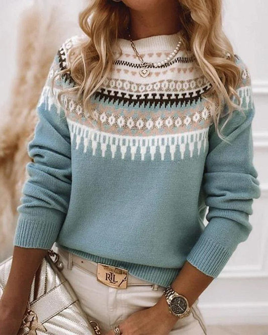 Charlotte - Élégant pull pour femmes avec un imprimé unique