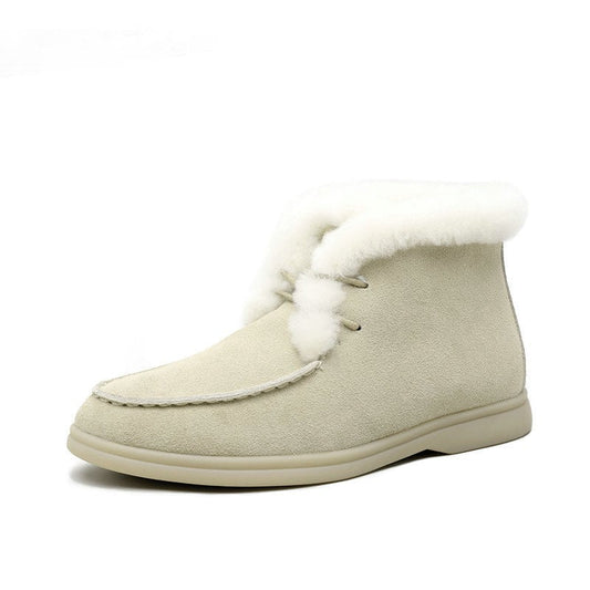 Damen-Winterstiefel in Wildlederoptik - Lena