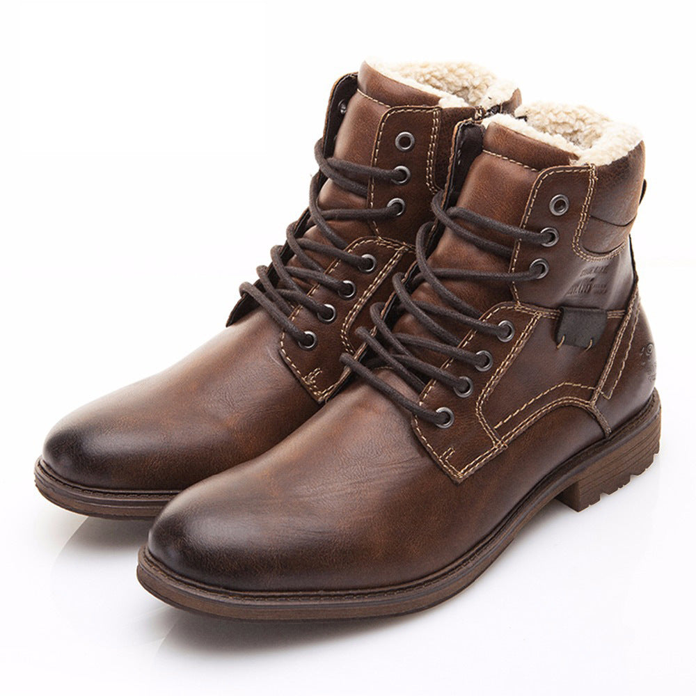 Winterstiefel mit Ledereffekt für Herren - Darsen