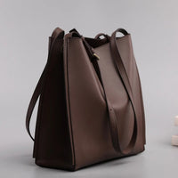 Sac shopper pour femme en cuir synthétique au design structuré - Natalia