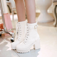 Uhsha - Bottines à lacets et boucle