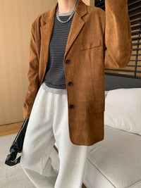 Veste de costume ample de style vintage haut de gamme - Yena