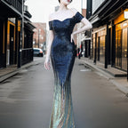 Adriana - Eleganter Schulterfreier Abendkleid