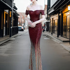 Adriana - Eleganter Schulterfreier Abendkleid
