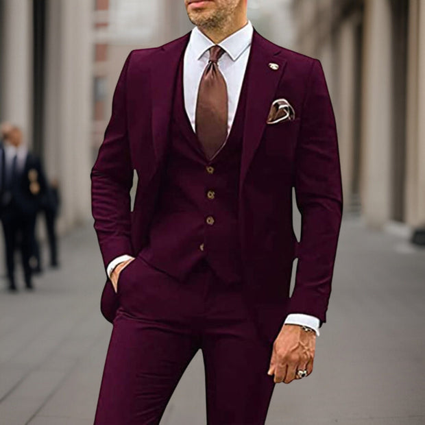 Pietro - Costume d'affaires de haute qualité Ensemble de 3 pièces