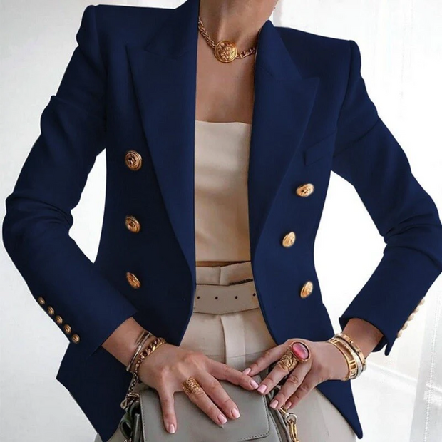 Vanessa - Blazer de luxe élégant en coton pour femme