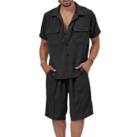 Ensemble décontracté pour hommes en tissu fluide - Fabian