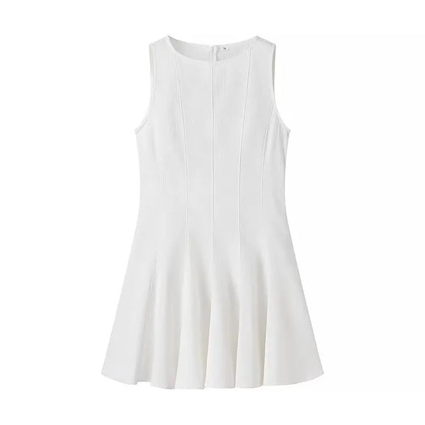 Imana - Mini robe flatteuse à encolure carrée