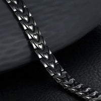 Bracelet en acier inoxydable titane avec aimants design cœur - Kronos