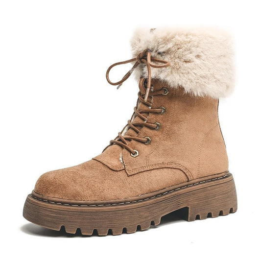 Bottes thermiques à effet soft-touch pour femmes - Vaelinne
