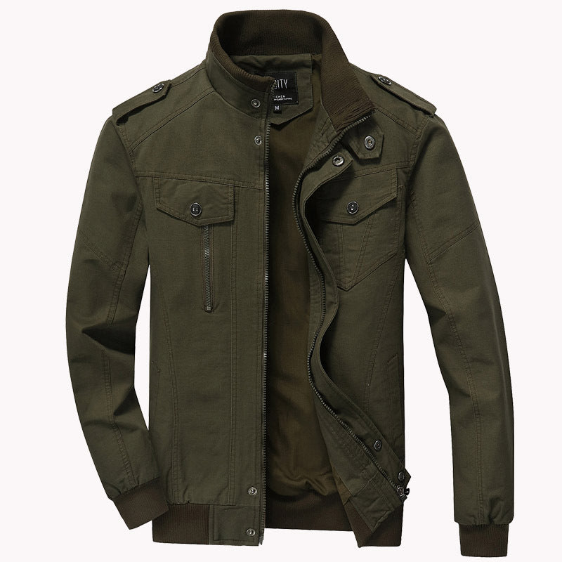 Herrenjacke Baumwolle Militär Casual - Arvid