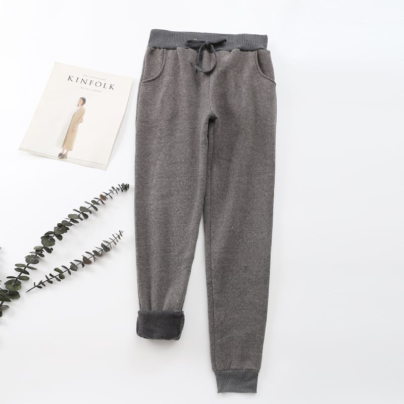 Damenhose mit Samteffekt innen - Lureta