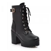 Uhsha - Bottines à lacets et boucle
