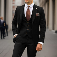Pietro - Costume d'affaires de haute qualité Ensemble de 3 pièces