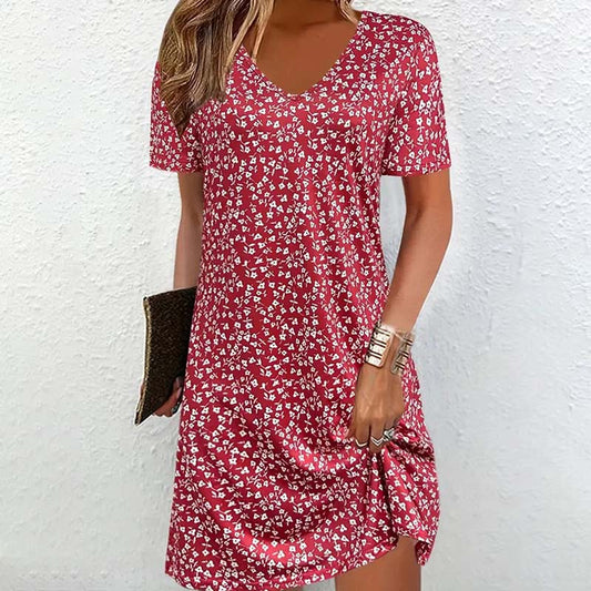 Mina - Robe décontractée à motif floral