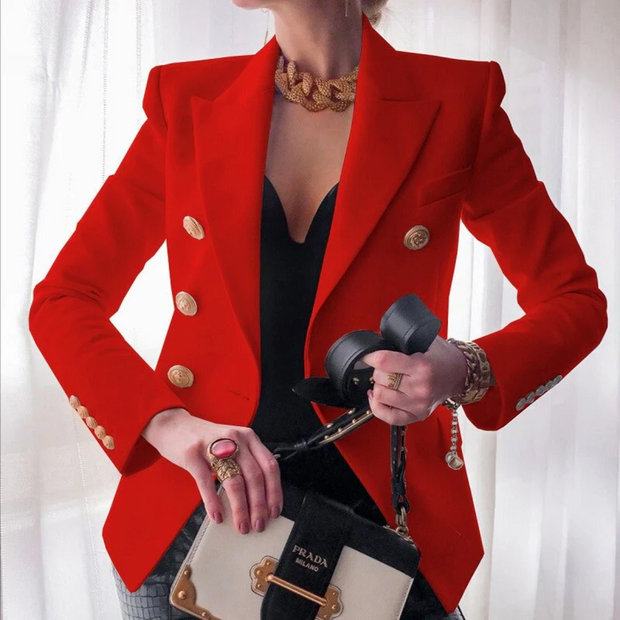 Vanessa - Blazer de luxe élégant en coton pour femme